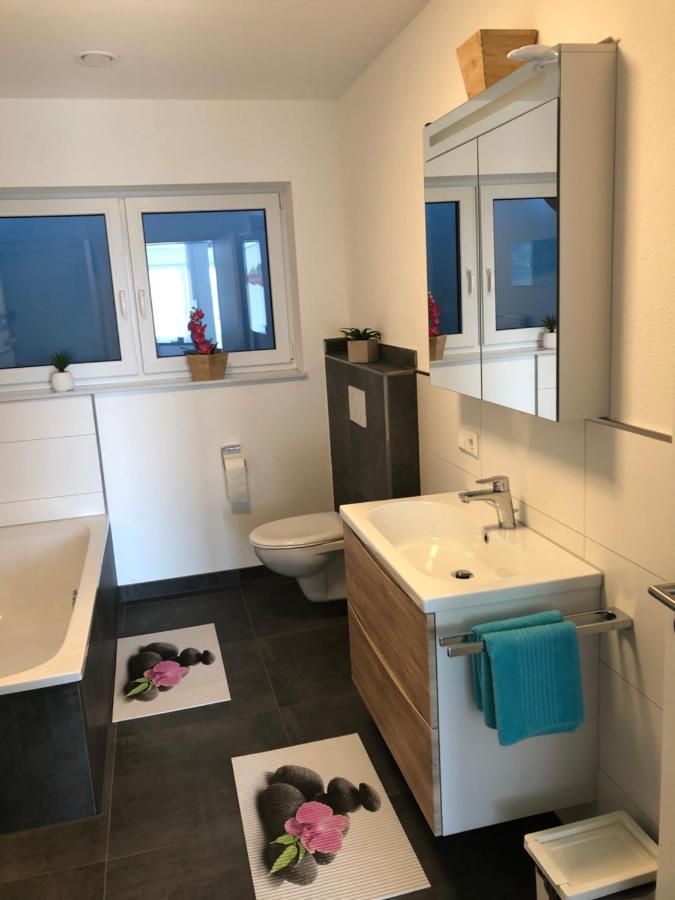 Moderne Ferienwohnung Mit Terrasse Und Garten Verwaltungsgemeinschaft Haldenwang Dış mekan fotoğraf