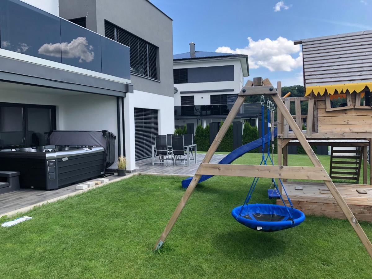 Moderne Ferienwohnung Mit Terrasse Und Garten Verwaltungsgemeinschaft Haldenwang Dış mekan fotoğraf